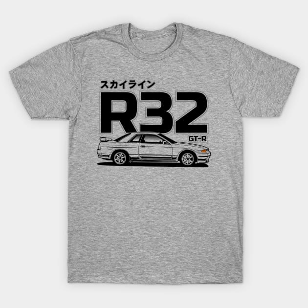 Skyline R32 GT-R T-Shirt by CreativeRAS